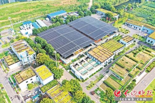 长沙: 洋湖再生水厂分布式光伏项目一期并网发电