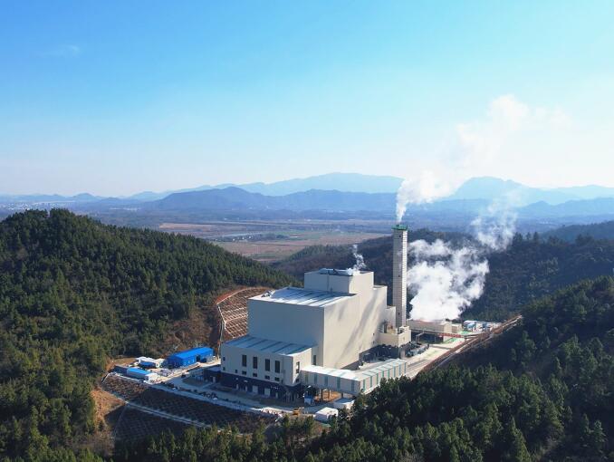 安徽电建二公司总承包建设的池州生活垃圾焚烧