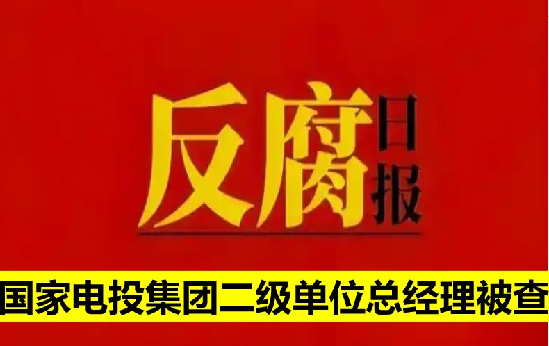 国家电投集团二级单位总经理被查