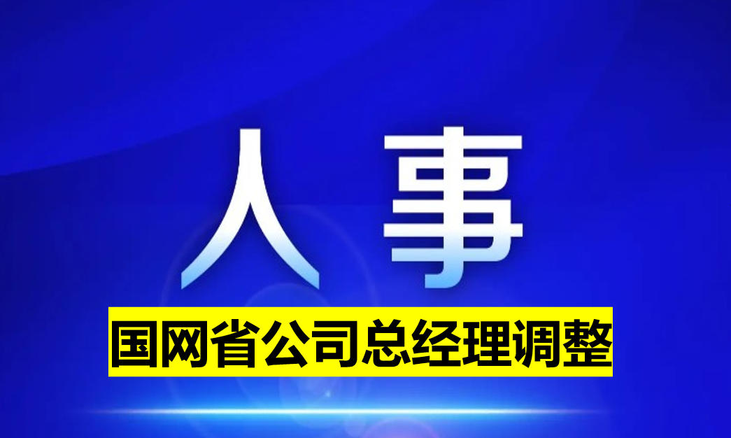 国网省公司总经理调整