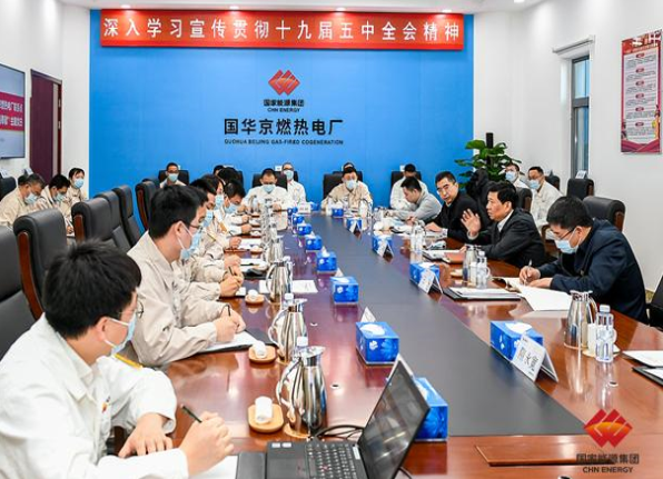 王祥喜赴国华电力京燃热电厂参加主题党日活动