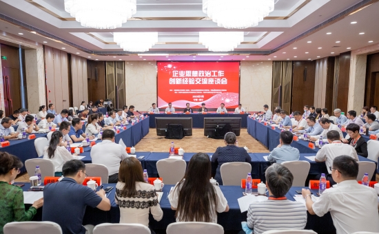 中国电建在企业思想政治工作创新经验交流座谈会上作经验交流