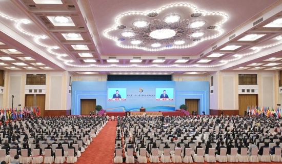 中国电建党委书记、董事长丁焰章参加第三届“一带一路”国际合作高峰论坛开幕式