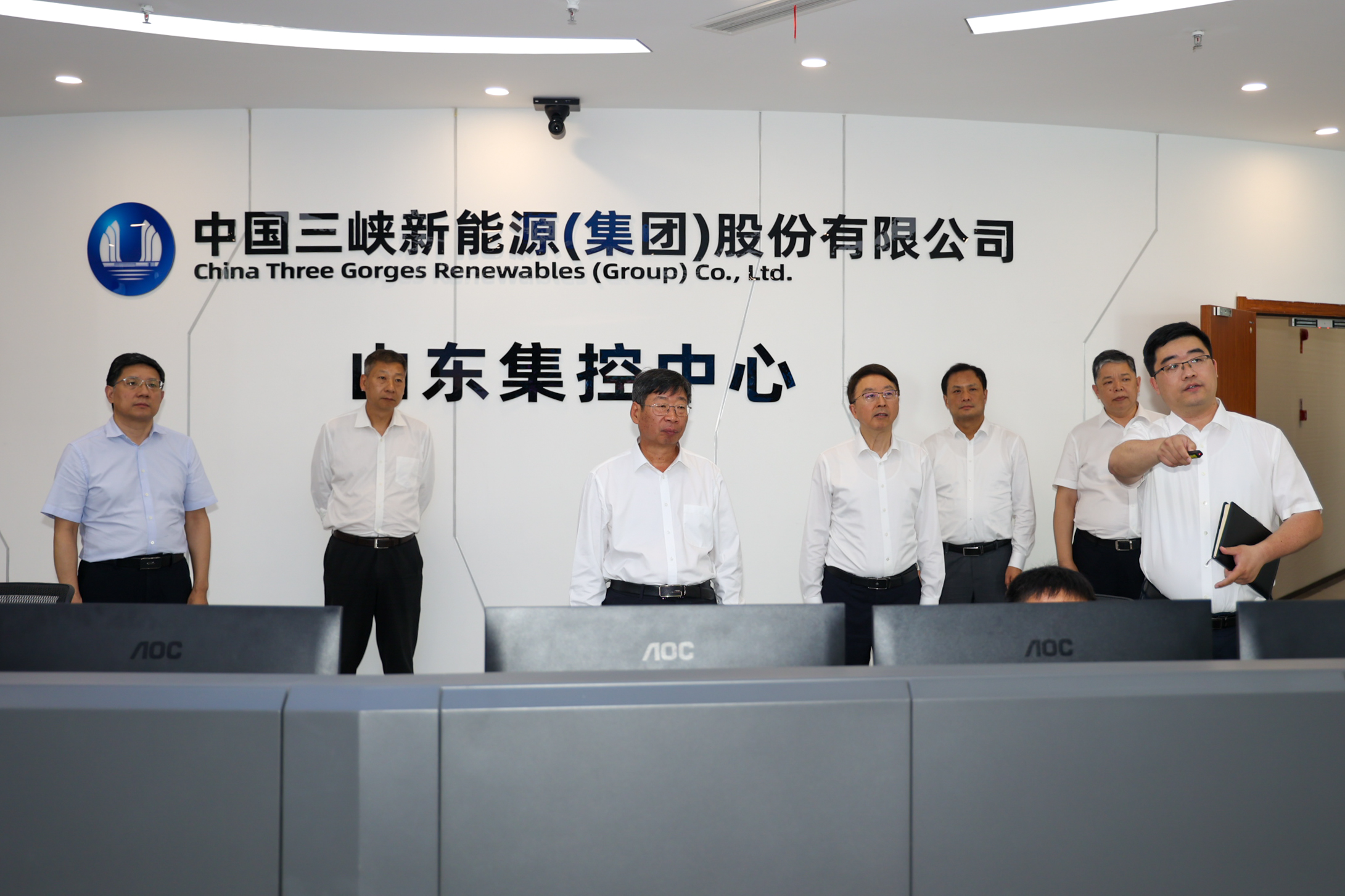 刘伟平调研三峡集团山东区域工作