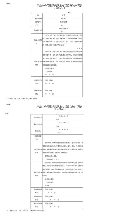 六类屋顶禁止安装户用光伏!江西庐山市发文!