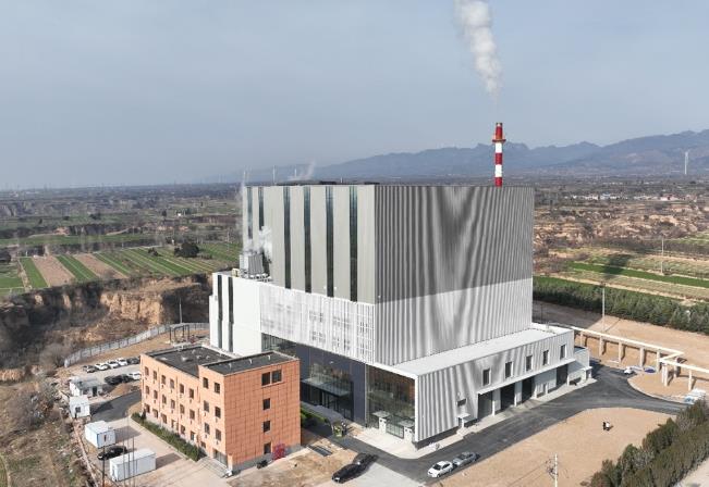 山西芮城县300吨每日生活垃圾焚烧及供汽建设项目投运