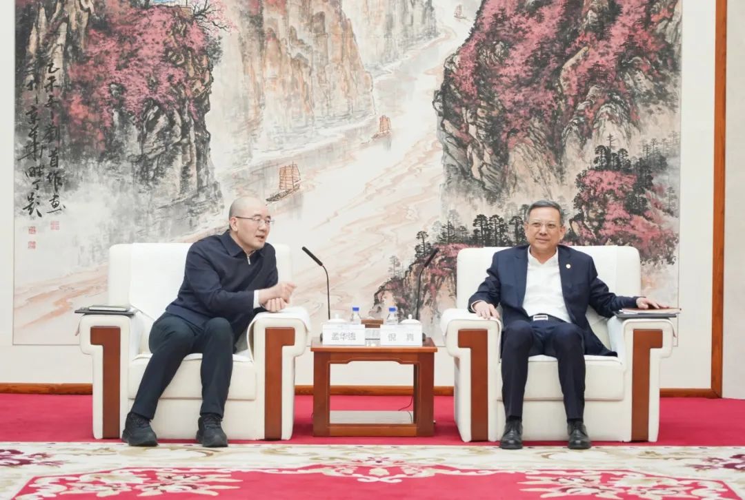 中国能建党委副书记倪真与辽宁省国资委主任孟华强会谈
