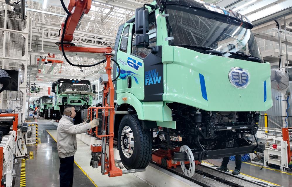 中国一汽1月份销售整车26万辆