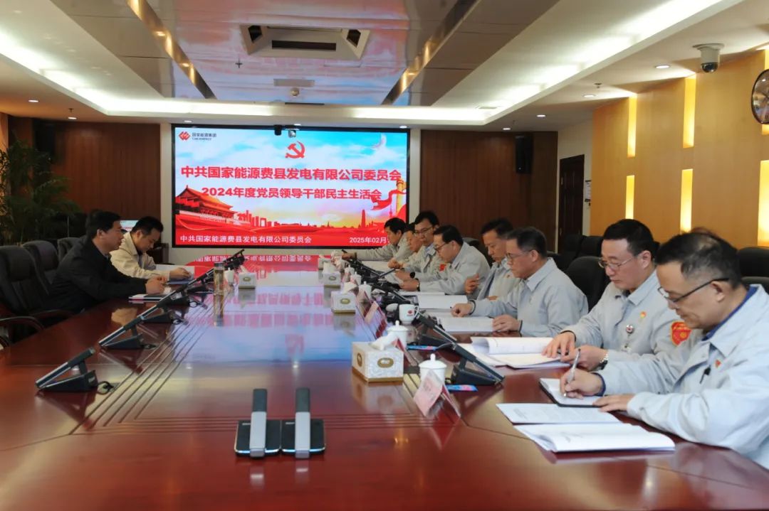 国能山东公司总经理王绍民赴费县公司督导2024年度民主生活会并开展调研