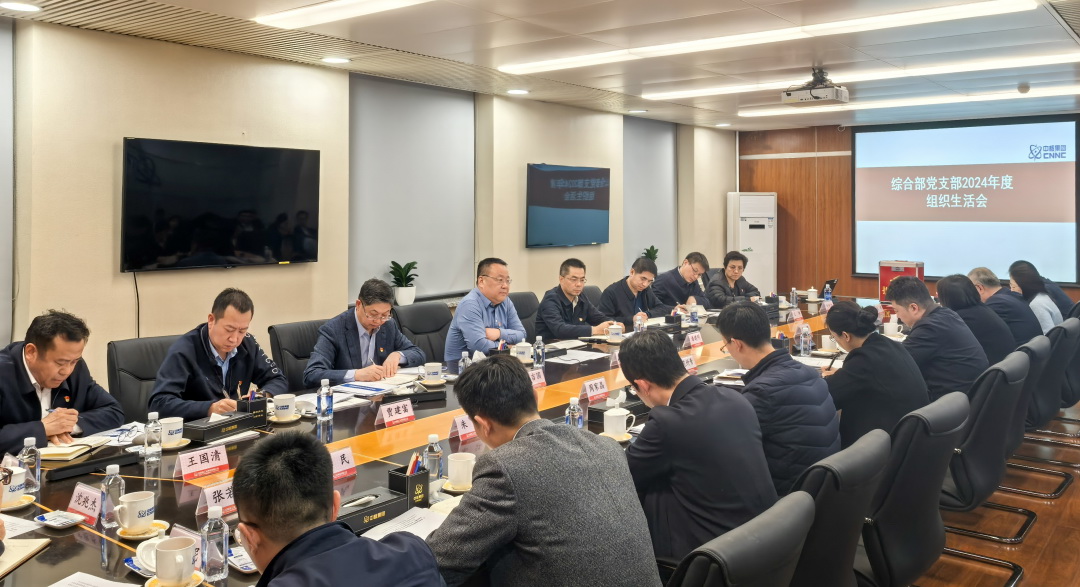 中核集团党组副书记申彦锋参加综合部党支部组织生活会
